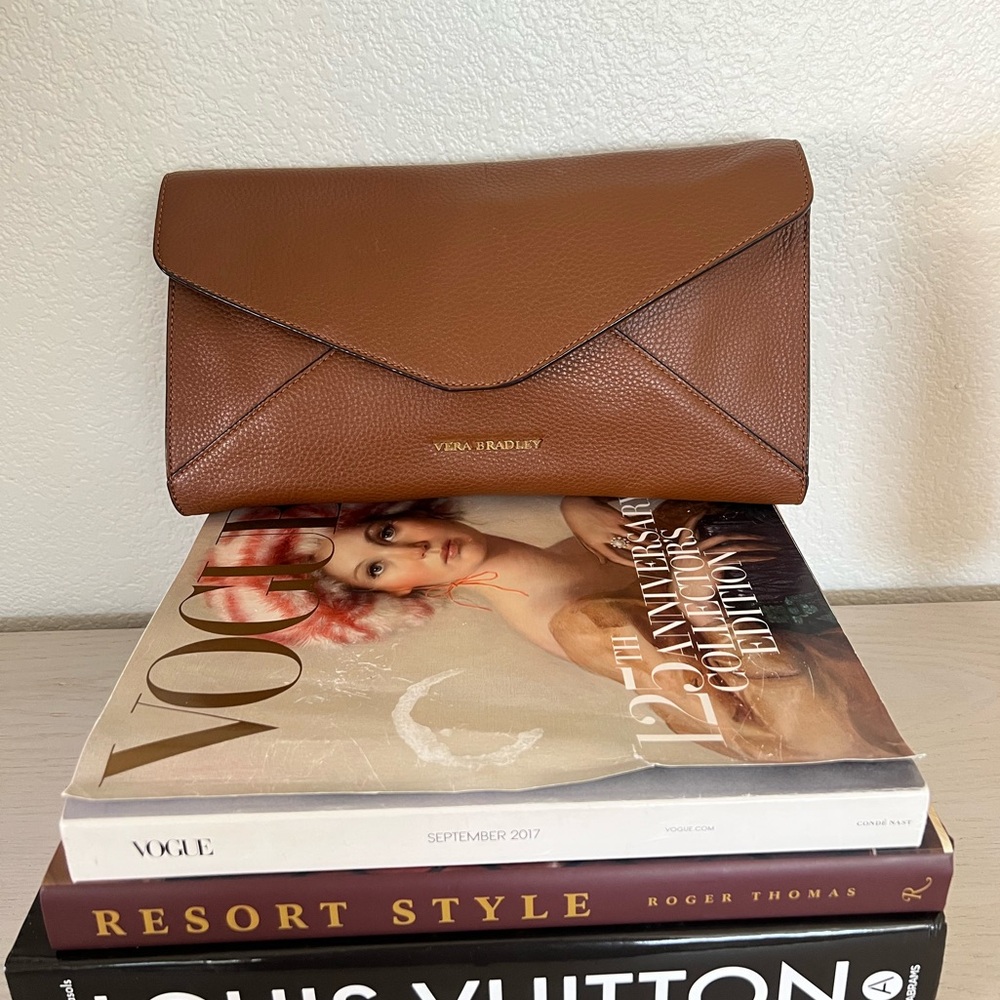 Vera Bradley Leather Clutch